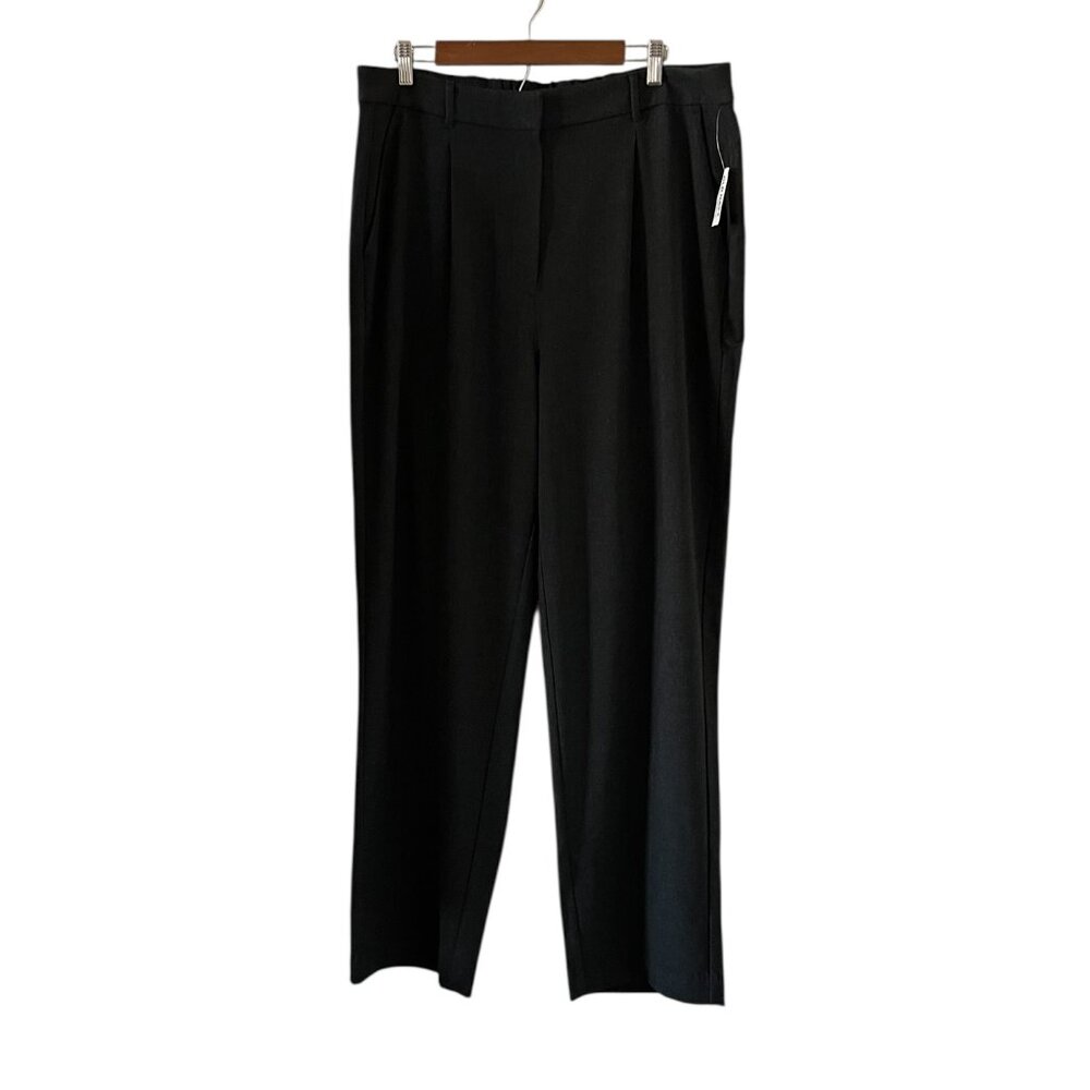 Old Navy NEW Taylor Wide Leg Trouser In Charcoal Gray Size XLT